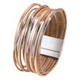 thumbnail image 2 of Pulsera para mujer con cierre, regalo, accesorios de moda, versátil y elegante. Oro, 2 of 9