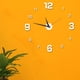 thumbnail image 5 of Bearachild Reloj de pared sin perforaciones, pegatinas de espejo, decoración Personal moderna, sala de estar, estudio de oficina Decoración del hogar Plata Bearachild HA077364-03, 5 of 6