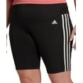thumbnail image 2 of adidas Women's High Rise Short Sport Tights Black Size 2X, 2 of 3