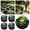 B, variant on 4 Pack Inch Black Mesh Pond Baskets, Aquatic Lily Pots with Handles, Breathable Mesh Planter for Water Lilies Aquatic Root Development
