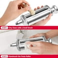 thumbnail image 4 of Accessoire pour Machine à Pâtes Kitchenaid, Mélangeur sur Socle, Machine à Pâtes Lavable, Outil Électrique pour Nouilles en Acier Inoxydable Argent 1 Pack, 4 of 7
