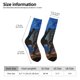 thumbnail image 2 of Balery Starry Night Charging Dinosaur Calcetas Largas con Estampado para Hombre y Mujer – Suaves y Transpirables, Talla Única (US 5-11), 2 of 6