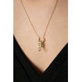 thumbnail image 2 of 2.00CT Round Cut Simulated Diamond 925 Silver Scorpion Shape Pendant 14k Yellow Gold Plated, 2 of 2
