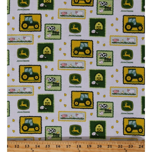 John Deere Fleece Fabric