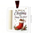 thumbnail image 3 of Dongrens Merry Christmas Money Holder Ornament, Clear Acrylic Cash Hanging Decorations for Holiday Gifting, 3 of 7