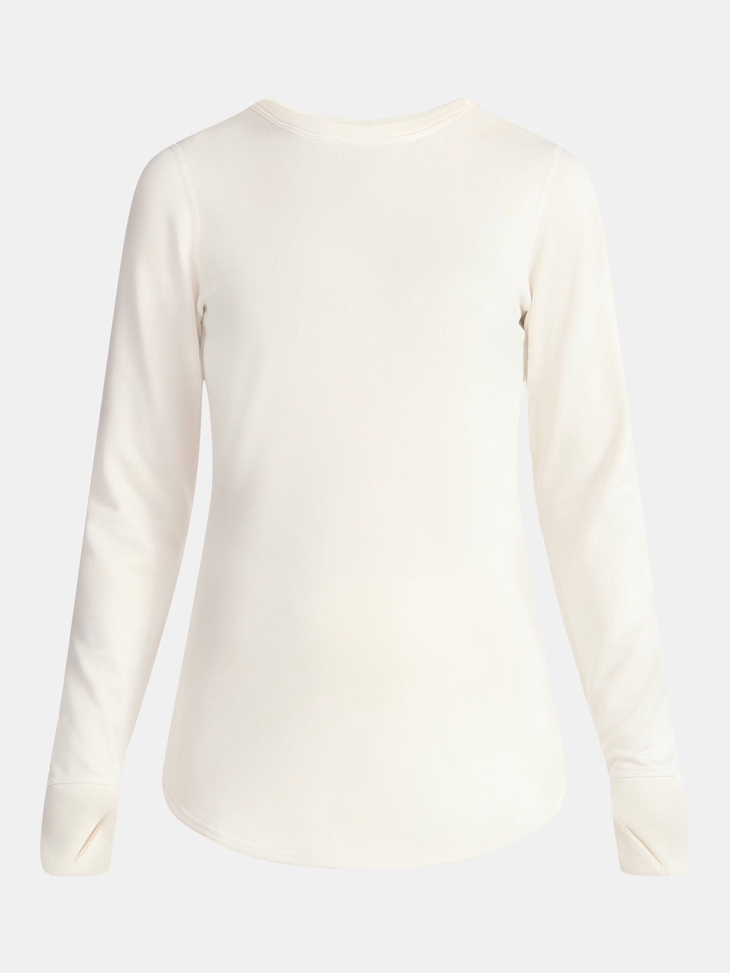 ClimateRight by Cuddl Duds Women's Warmer Thermal Guard Base Layer Crew Neck Base Layer Top, Sizes XS to 4X