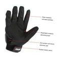thumbnail image 4 of Guantes de moto para hombre con pantalla táctil, dedos completos, para moto de carreras, 4 of 7