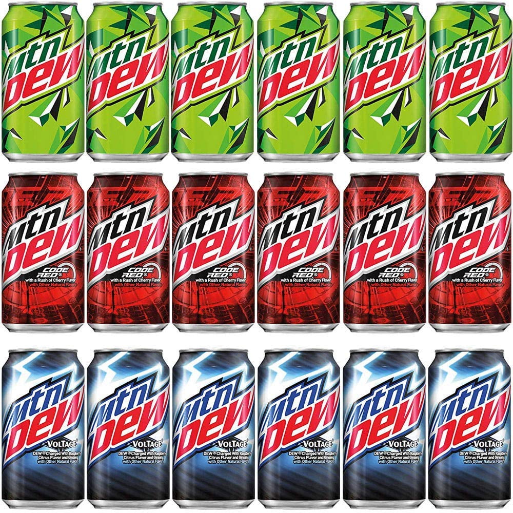 Mtn Dew Variety Pack Dew Code Red Voltage 12 Oz Cans 18 Count Walmart Com Walmart Com Mtn Dew Variety Pack Dew Code Red Voltage 12 Oz Cans 18 Count Walmart Com Walmart Com