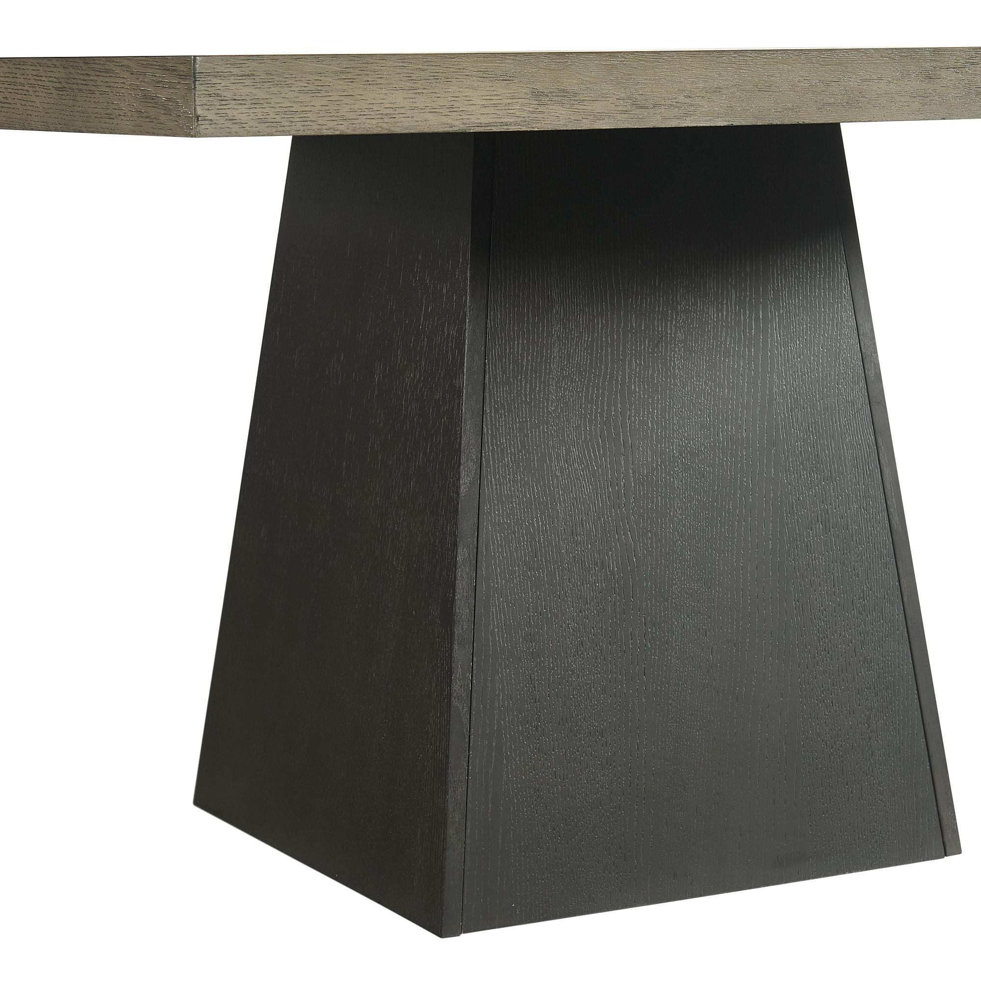 Picket House Furnishings Rizzo Square Dining Table in Grey and Dark Espresso