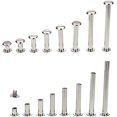 thumbnail image 5 of 200 Tornillos de Fijación y Clavos Remachados Brillar 8 Tamaños Metal Redondos, 5 of 5
