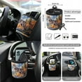 thumbnail image 5 of Renewold Wolf Mountain 15 PCS Car Seat Cover Full Set, with Steering Wheel Cover Seat Belt Strap Cover Trash Cans Rear View Mirror Cover Cup Coaster Keychain Air Vent Storage Bag Universal Fit, 5 of 7