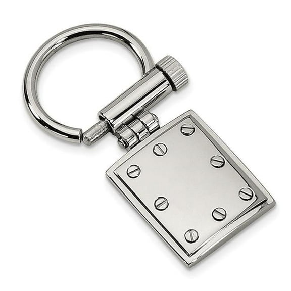 Primal Steel Stainless Steel Polished Engravable Key Chain