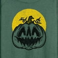 thumbnail image 3 of Instant Message - Scary Vintage Pumpkin  - Women's Lightweight French Terry Long Sleeve Shirt, 3 of 6