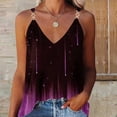 thumbnail image 4 of JINMGG Women's Summer Casual Sleeveless Blouse V Neck Tops T-Shirt Vest for Women Purple S, 4 of 6