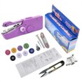 thumbnail image 1 of Máquina de coser manual, herramienta de coser inalámbrica manual negra, mini máquina de coser portátil, elementos esenciales para el hogar, 1 of 1