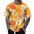 thumbnail image 1 of T Shirt Men Mens Polyester Spandex Shirt Men's T Shirts Pack Shirt for Men Fashion Heat compatible with Machine for T Shirts Tall T Shirts Mens Compression Cold Gear Work T Shirts for Men, 1 of 4