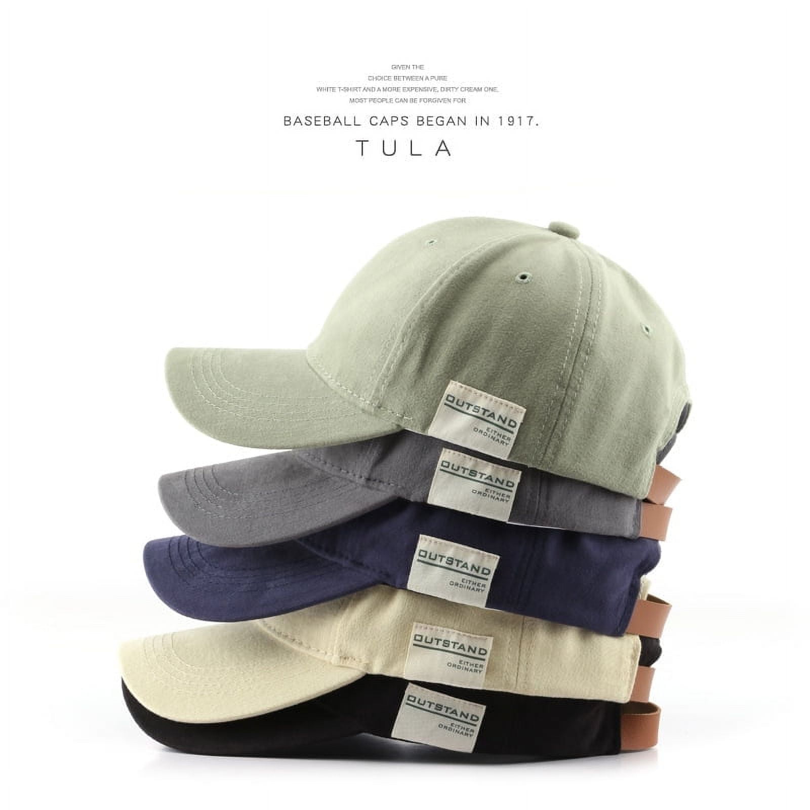 Original Classic Low Profile concise Cotton Hat Men Women Baseball Cap Dad Hat Adjustable Plain Cap Unisex Green Walmart