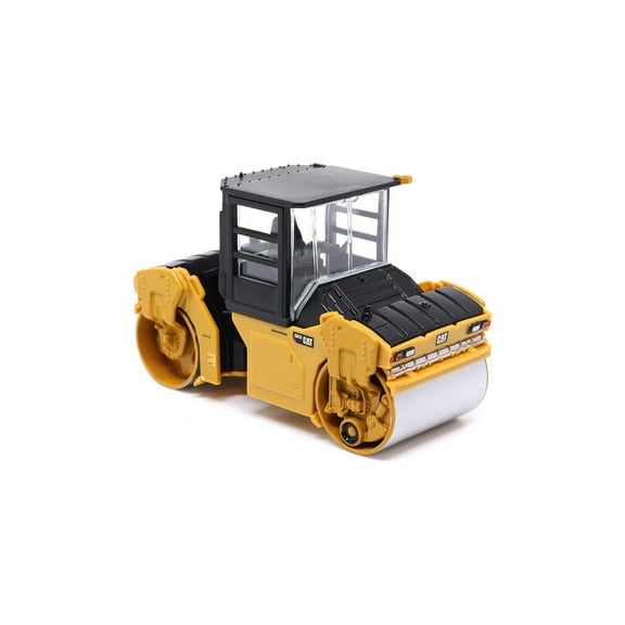 Caterpillar CB-13 Tandem Vibratory Roller w/CAB, Yellow/Black - Diecast Masters 84641CS - 1/64 Scale Diecast Model Car