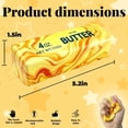 thumbnail image 2 of Butter Squishy, 2026 New Slow Rising Squeeze Toys, Realistic Food Stress Relief Fidget Toys for Decompression & Anxiety Relaxation (3PCS), 2 of 16