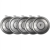 York Barbell 28083 Solid Rubber Training Bumper Plates, Black - 10 kg