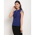 thumbnail image 3 of Rajnandini Women's Royal Blue Western Top (ROLY02A-XL), 3 of 5