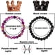 thumbnail image 2 of Pulseras De Pareja De Corona Pulseras De Cuentas Magnéticas De Piedra Natural Regalos Para Amigos De La Familia sonducket AP007125-01, 2 of 6