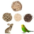 thumbnail image 3 of Grass 4pcs Small Animal Activity Toy, Fun Guinea Pig Toys, Bunny For Guinea Pig Sepak Takraw, 3 of 8