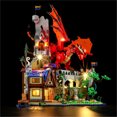 thumbnail image 3 of Q&C Lighting Led Light Kit Lighting Set Compatible With The Lego Ideas Dungeons & Dragons: Red Dragon's Tale 21348 Building Blocks Without Lego Set, 3 of 19