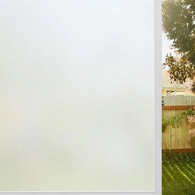 Película opaca para privacidad, vidrio esmerilado, protección UV, para el hogar, la oficina, el baño, el dormitorio y la cocina, 60 x 200 cm