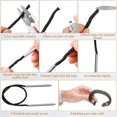 thumbnail image 5 of 12Pcs Paracord-FID Knotter Tools Set Stainless Steel Marlinspike Set Stitching Lacing Needles and Sm, 5 of 5