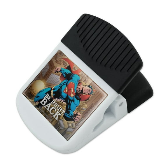 Superman Be Right Back Refrigerator Fridge Magnet Magnetic Hanging Hook Note Snack Clip