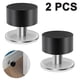 thumbnail image 1 of Topes de puerta autoadhesivos de 2 piezas Topes de goma de acero inoxidable resistentes para puertas con pegatinas adicionales: protección contra abolladuras, parada y absorción de sonido, 1 of 5