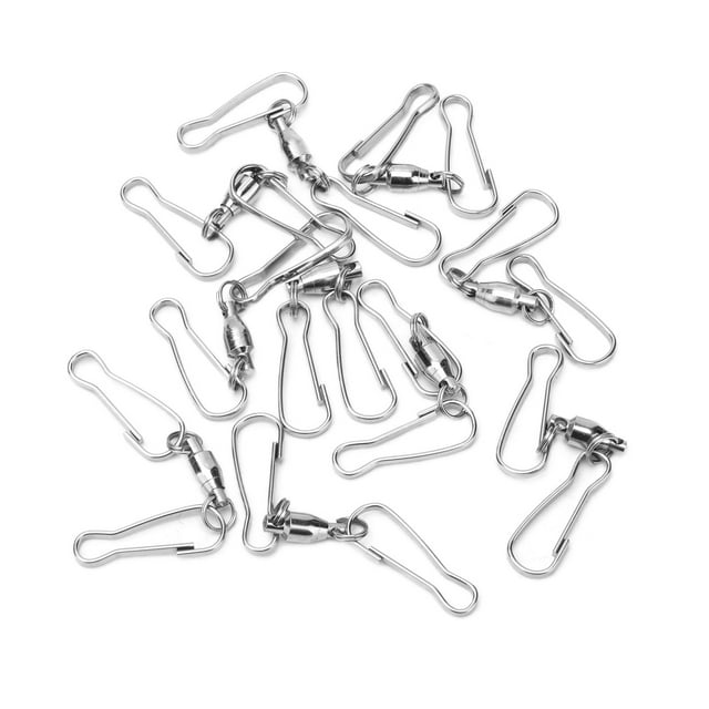 Swivel Hooks Clips, Durable Dual Swivel Hook Stainless Steel For Windmills For Outdoors 7cm,8.2cm