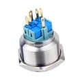 thumbnail image 3 of Interruptor de botón momentáneo 5A 250V Sharpla LED 1NO1NC, 3 of 6