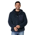 thumbnail image 4 of Free Country Men's Atlas Hooded Quilted Reversible Sherpa Jacket Navy L, 4 of 8
