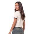 thumbnail image 5 of MUDD Logo Ringer Graphic T-Shirt for Women, Sizes S-XL, 5 of 5