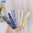 thumbnail image 3 of N1 Wrinkled Hairband Casual Design Women's Hair Hoop Headband,  Hair Accessories - Yellow (3 Pack), New, 3 of 15