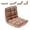 Tan, variant on Giantex Adjustable Floor Chair, 14-Position Gaming Lounge Chair, Cushioned Lazy Sofa, Coffee