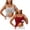 Light Gray+Wine, variant on BVWKPCV 2 Pack White Tank Top Built In Bra Women Built-In Bra Tank Tops Sleeveless Casual Shirts Racerback Cami Fitted Tank Tops White Beige L