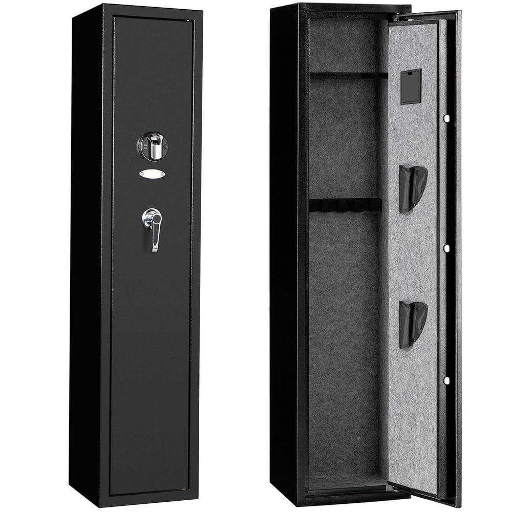 Biometric Fingerprint Large Rifle Safe, Long Gun Safe for Rifle Shotgun