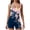 Navy rompers for women, variant on wycnly Rompers for Women Vintage Leopard Graphics Sports Workout Bodycon Tank Jumpsuits Summer Casual Square Neck Sleeveless Formal Floral Print Short Womens Jumpsuits on