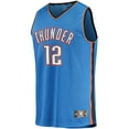 thumbnail image 2 of Youth Fanatics Lindy Waters III Blue Oklahoma City Thunder Fast Break Player Jersey - Icon Edition, 2 of 3