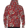 thumbnail image 7 of Salouo Snake Pattern Men's Fall Hoodie Sweatshirt,Sport Hoodie with Pockets for Men Pullover Casual Hooded Sweatshirt-4X-Large, 7 of 7