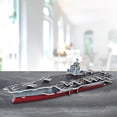 thumbnail image 6 of MERIGLARE Assemble 3D Puzzle, Airplane Boat Model, Paper Art Collectible Simulation Desktop Decor Creative DIY Model Kits Boat Puzzle, B, 6 of 8