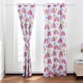 thumbnail image 3 of Btargot Purple Rainbow Blackout Curtains 52x84 Grommet Thermal Insulated Kids Curtains for Girls Bedroom, 3 of 10