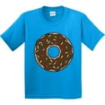 thumbnail image 3 of Inktastic Chololate Donut with Sprinkles Youth T-Shirt, 3 of 5