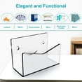 thumbnail image 2 of hejhncii Acrylic Envelope Display Shelf Transparent Mail Postcard Holder Document Storage Rack Desk Organizer for Sorting Mails, 2 of 11