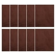thumbnail image 1 of Furnish My Place Modern Plush Solid Chocolate Color Rug - Pets and Kids Friendly Rug, Indoor/Outdoor Mat, Area Rugs Great for Kids, Pets, Event, Living Room, Made in USA, 2' x 2' Square - Set of 10, 1 of 10