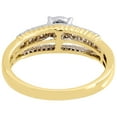 thumbnail image 4 of Diamond Engagement Ring Ladies 14K Yellow Gold Solitaire Round Halo 0.48 Tcw., 4 of 5