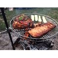 thumbnail image 5 of Campfire 1030 Campfire Grill Pioneer Extended Arm Style; 18 Inch Diameter Round Grilling Rack; With Grilling Rack/ 2 L-Shaped Screws/Two-Piece Stake/Hot Pad And Glove/ Carrying Bag, 5 of 5
